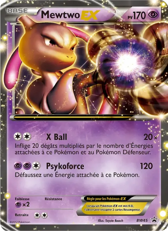 Mewtwo ex BW45 – Promo BW