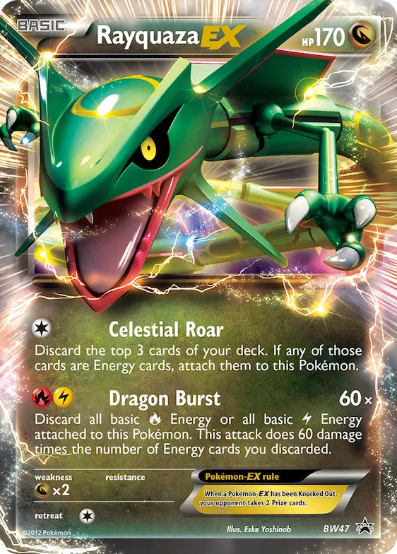 Rayquaza-EX #BW47 – Black and White Promos