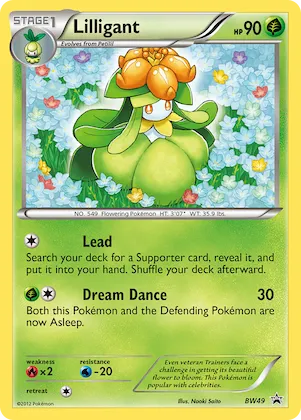 Lilligant Nr. BW49 – SW Promokarten