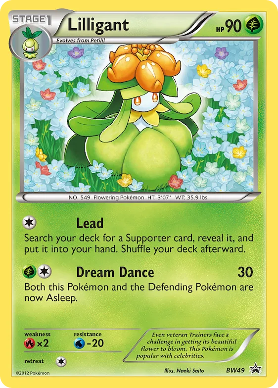 Lilligant #BW49 – Black and White Promos