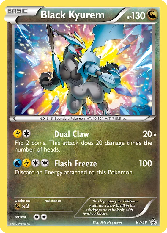 Black Kyurem #BW58 – Black and White Promos