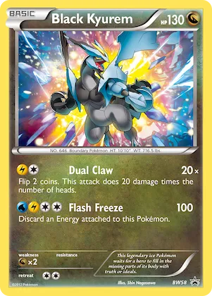 Black Kyurem #BW58 – Black and White Promos