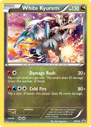 White Kyurem Nr. BW59 – SW Promokarten