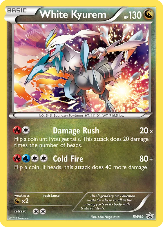 White Kyurem #BW59 – Black and White Promos