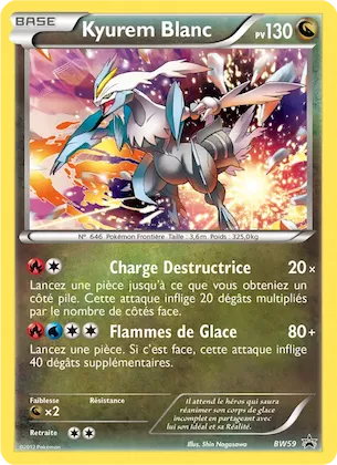 Kyurem Blanc n° BW59 – Promo BW
