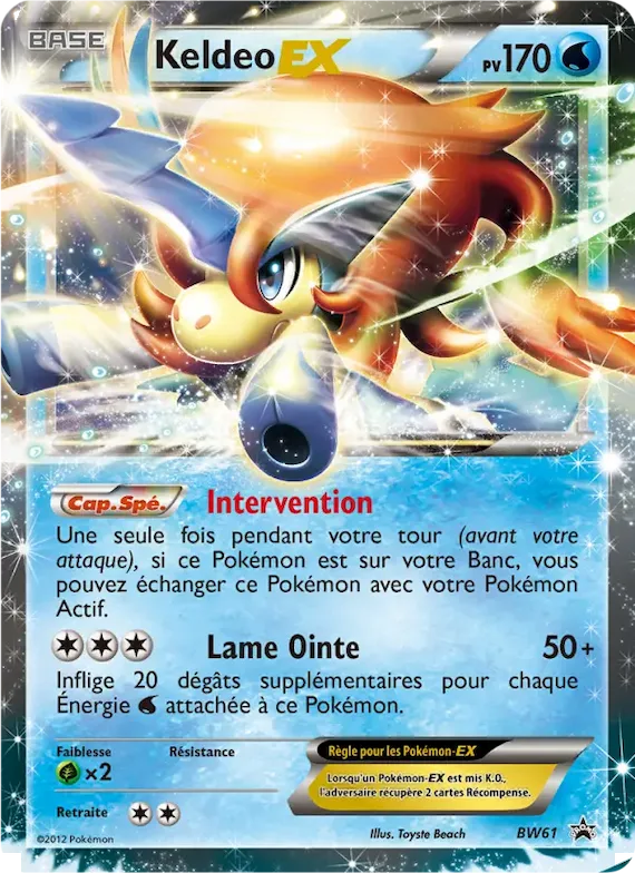 Keldeo ex BW61 – Promo BW