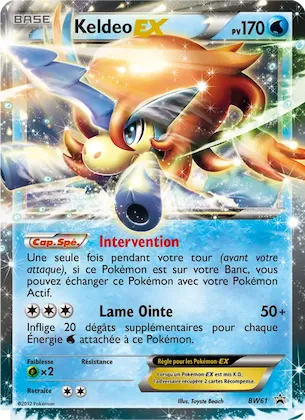 Keldeo ex n° BW61 – Promo BW