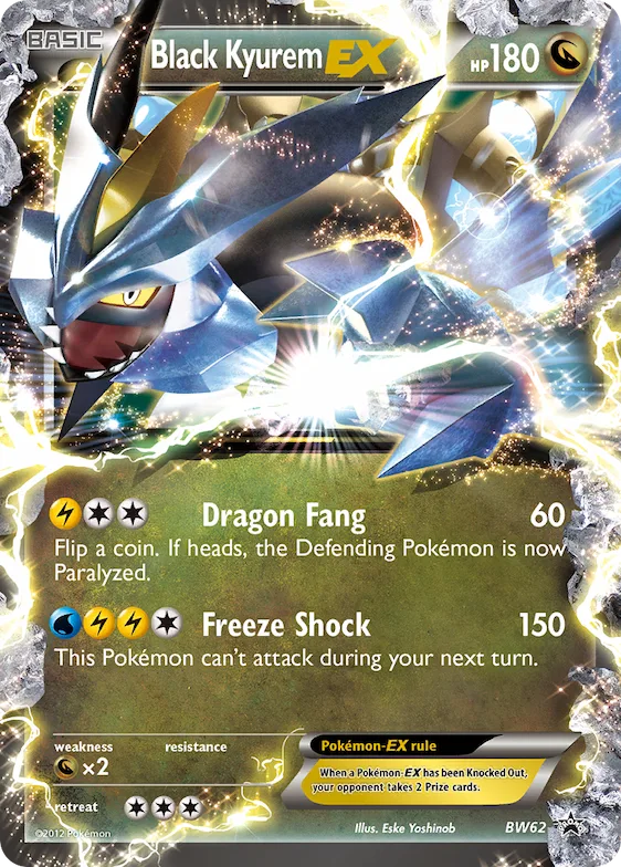 Black Kyurem-EX #BW62 – Black and White Promos