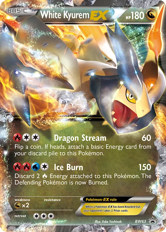 White Kyurem-EX #BW63 – Black and White Promos