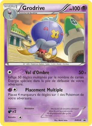 Grodrive n° BW64 – Promo BW