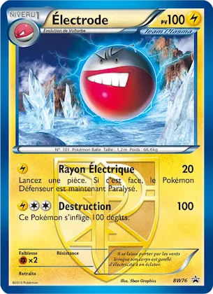 Électrode n° BW76 – Promo BW
