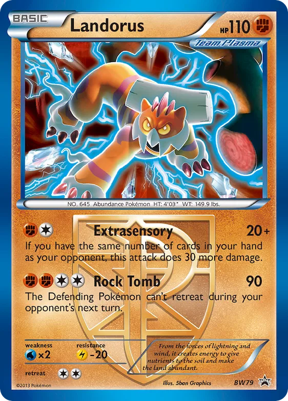 Landorus #BW79 – Black and White Promos