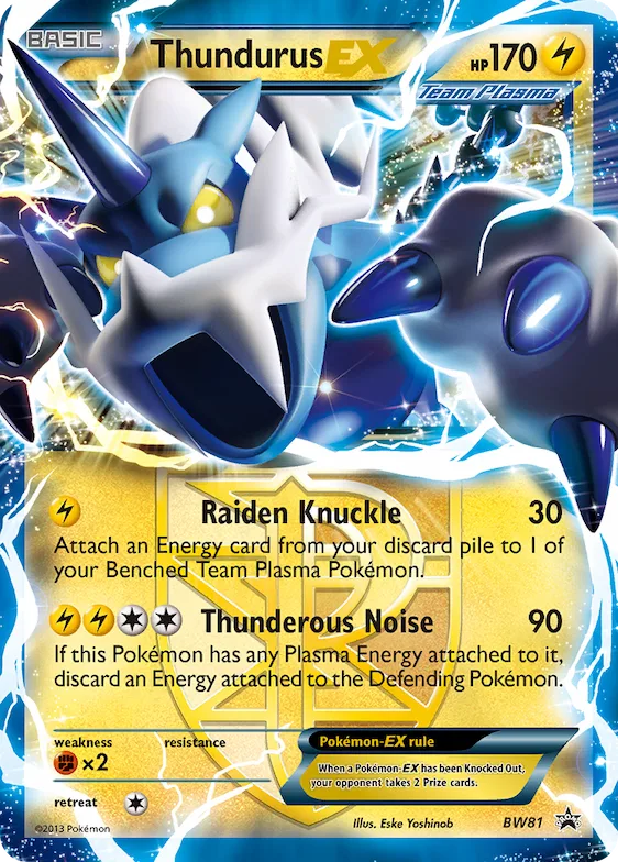 Thundurus-EX #BW81 – Black and White Promos
