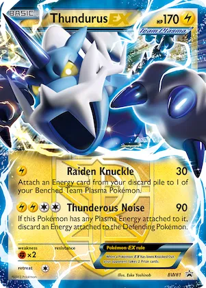 Thundurus-EX #BW81 – Black and White Promos