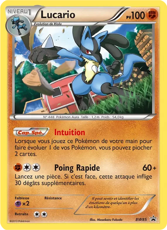 Lucario BW85 – Promo BW