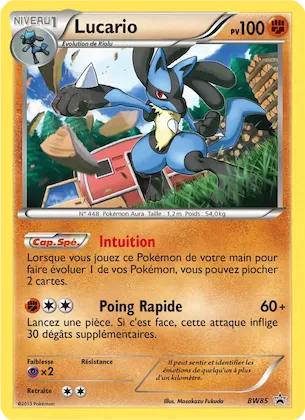 Lucario n° BW85 – Promo BW