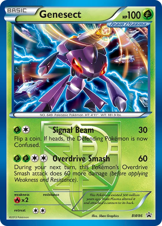 Genesect #BW86 – Black and White Promos