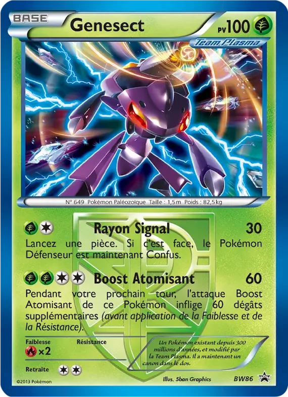 Genesect BW86 – Promo BW