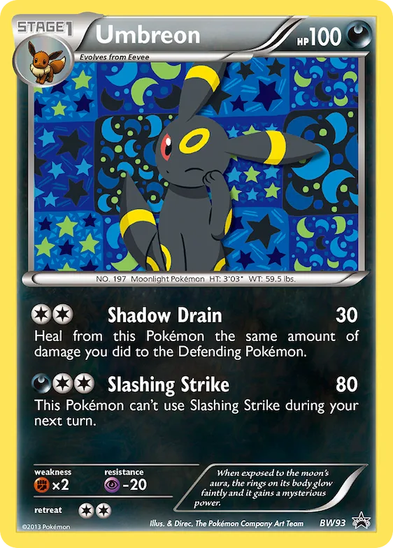 Umbreon #BW93 – Black and White Promos