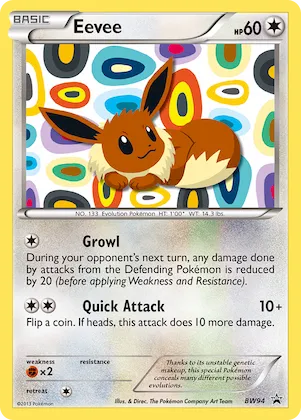 Eevee Nr. BW94 – SW Promokarten
