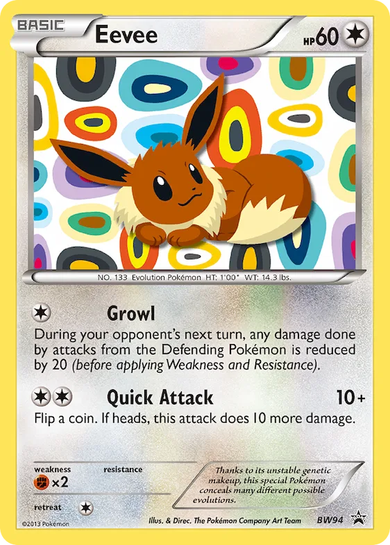 Eevee #BW94 – Black and White Promos