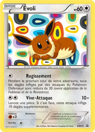 Évoli n° BW94 – Promo BW