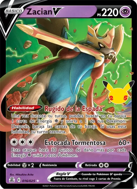 Zacian V 16 – Celebraciones