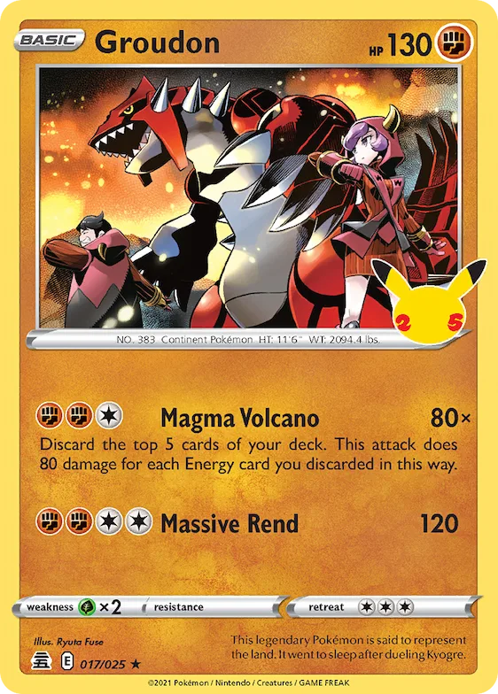 Groudon #17 – Celebrations