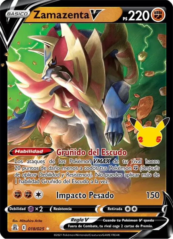 Zamazenta V 18 – Celebraciones