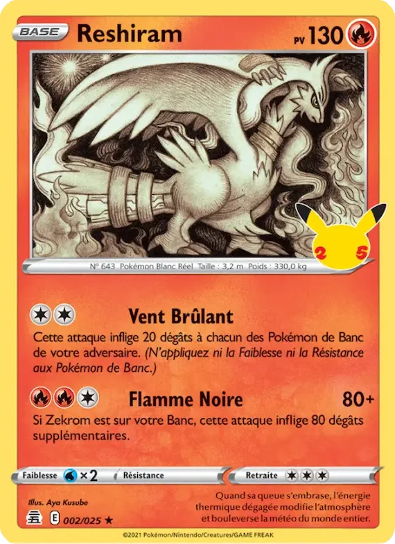 Reshiram 2 – Célébrations