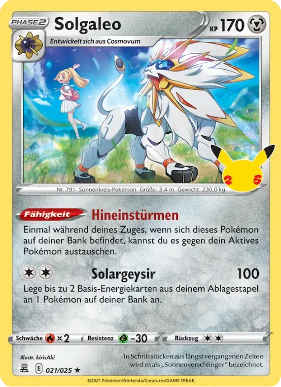 Solgaleo 21 – Celebrations