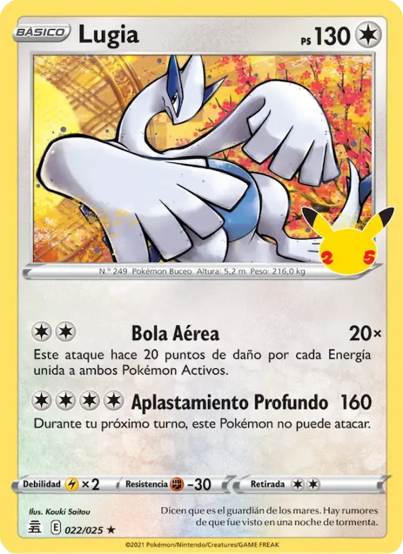 Lugia 22 – Celebraciones