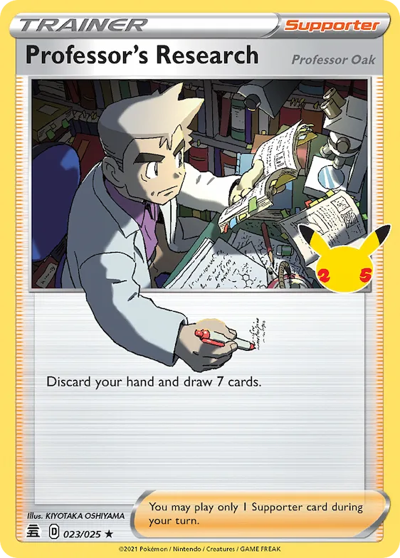Professor's Research (Professor Oak) #23 – Celebrations