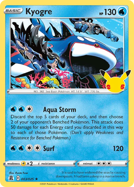 Kyogre #3 – Celebrations
