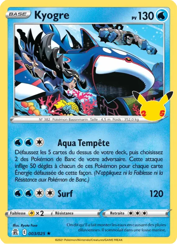 Kyogre 3 – Célébrations