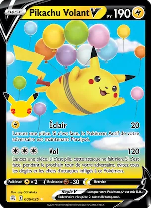 Pikachu Volant V 6 – Célébrations