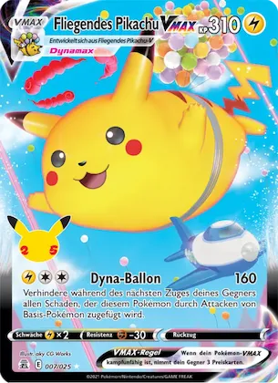 Fliegendes Pikachu VMAX 7 – Celebrations