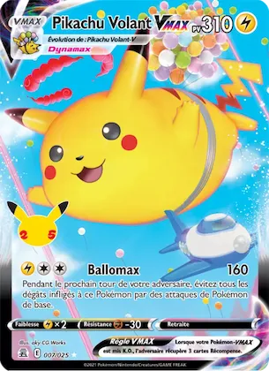 Pikachu Volant VMAX 7 – Célébrations