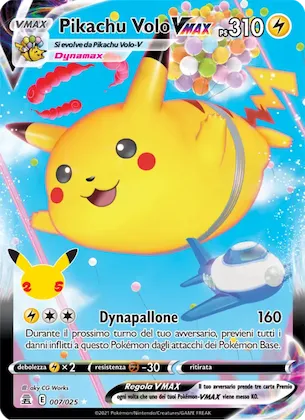 Pikachu Volo VMAX 7 – Gran Festa