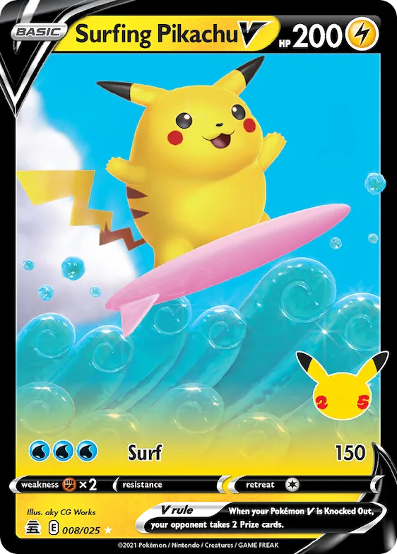 Surfing Pikachu V #8 – Celebrations