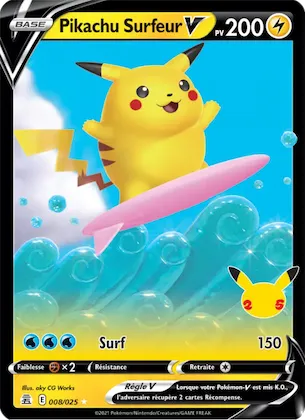 Pikachu Surfeur V 8 – Célébrations