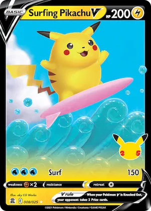 Surfing Pikachu V #8 – Celebrations
