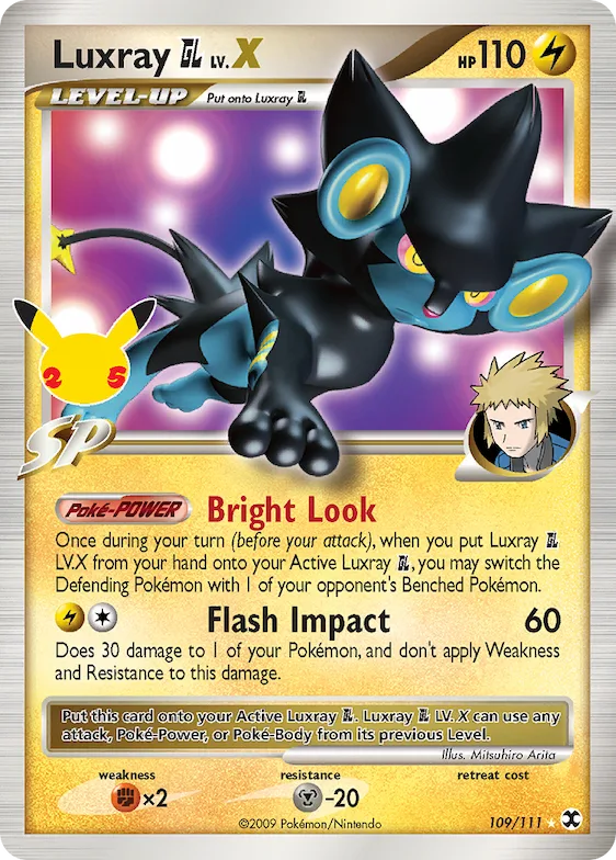 Luxray GL LV.X #109 – Celebrations: Classic Collection