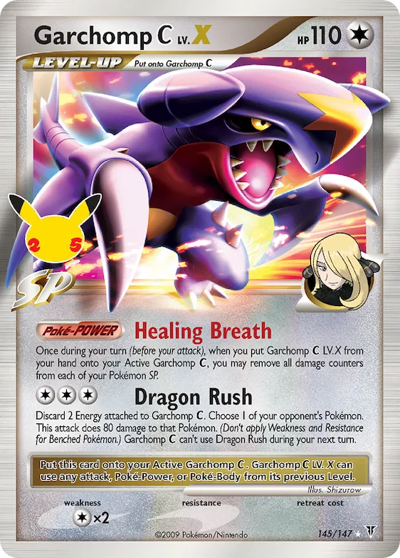Garchomp C LV.X #145 – Celebrations: Classic Collection