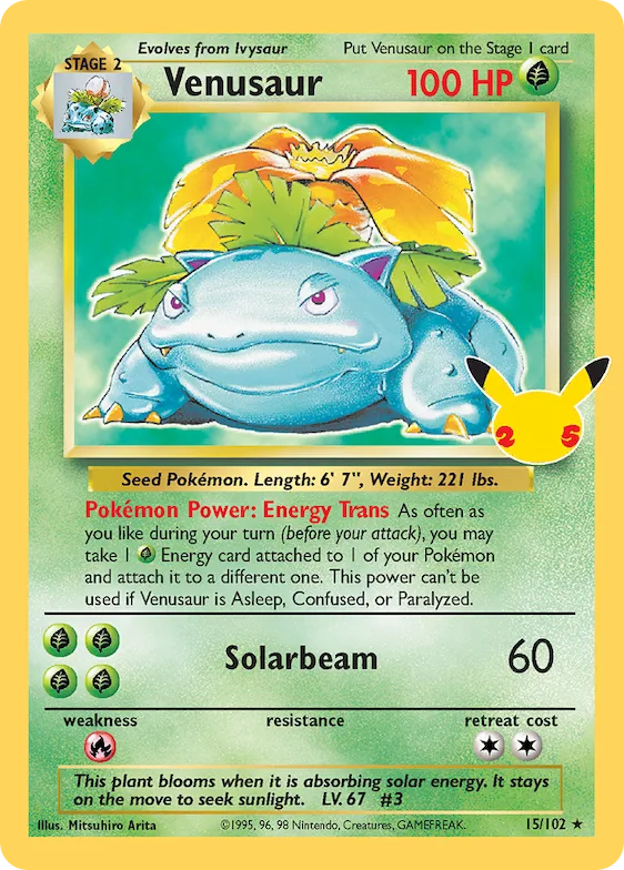 Venusaur #15 – Celebrations: Classic Collection