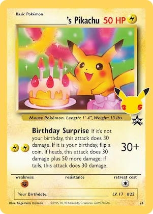 _____'s Pikachu #24 – Celebrations: Classic Collection