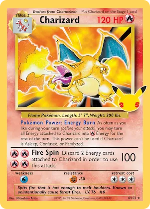 Charizard Nr. 4 – Celebrations Klassische Kollektion