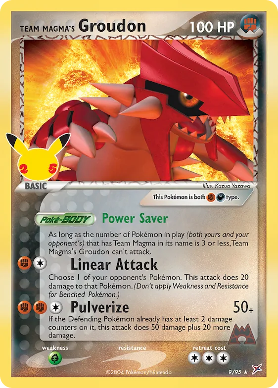 Team Magma's Groudon #9 – Celebrations: Classic Collection