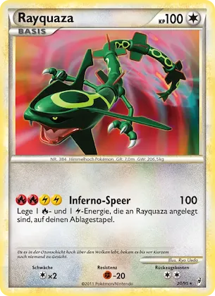 Rayquaza 20 – Ruf der Legenden