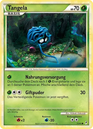 Tangela Nr. 72 – Call of Legends